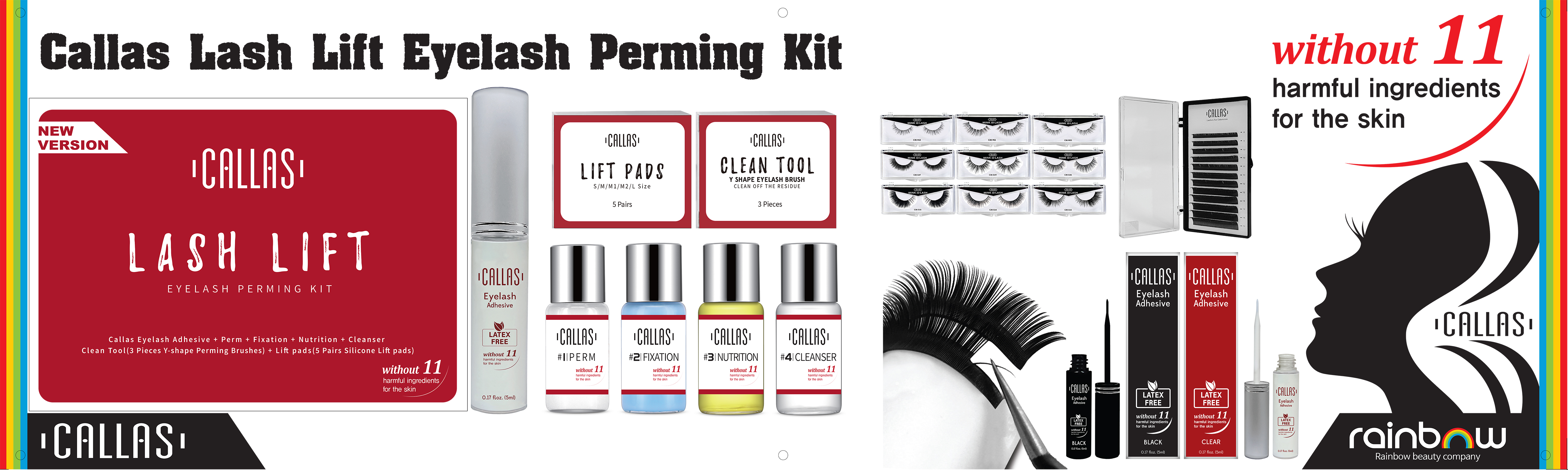 Rainbow CALLAS EYELASH-OL